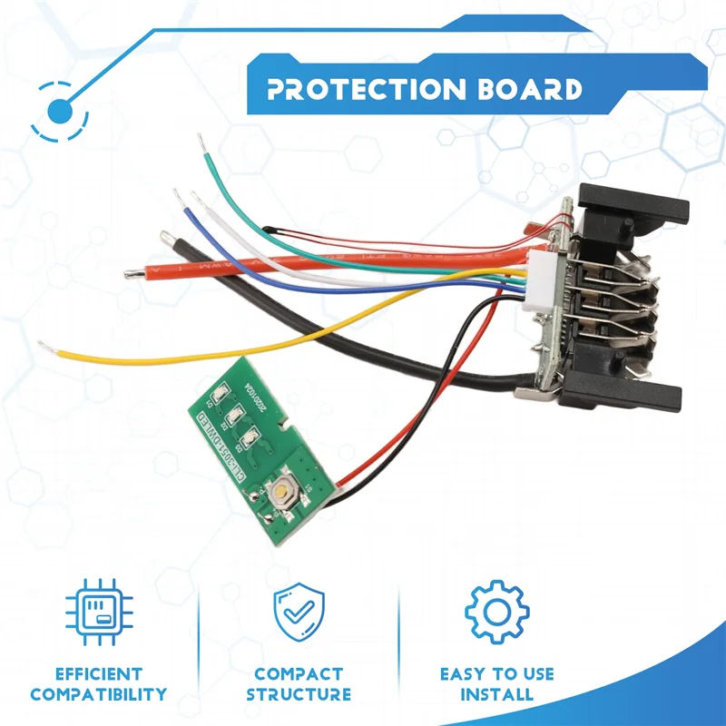Circuito di protezione di ricarica PCB per batteria al litio DCB200 per 18V 20V DCB201 DCB203 DCB204