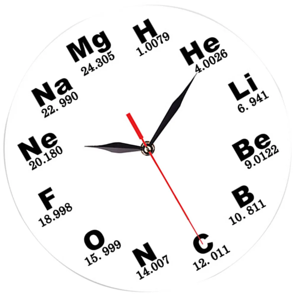 

Quartz 12 Inch White Background Black Numbers Mute Wall Clock Creative Home Decor Modern Living Bedroom Digital Clock Fashion