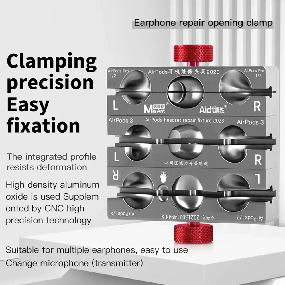Airpods Wireless Headphone Cover Open Fixture Holder for Airpods 1 2 3 Pro Head Set Earpiece Separating Clamping Repair Tool