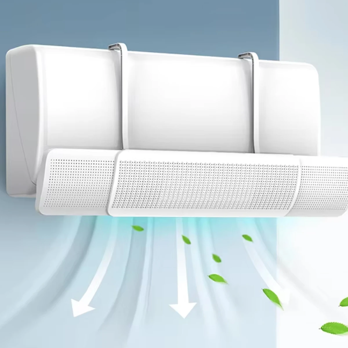 Anti-direct Blow Air Conditioning Windshield Conditioner Cover Outdoor Barrier Wind Deflector Prevent Airflow Ac Window Baffle