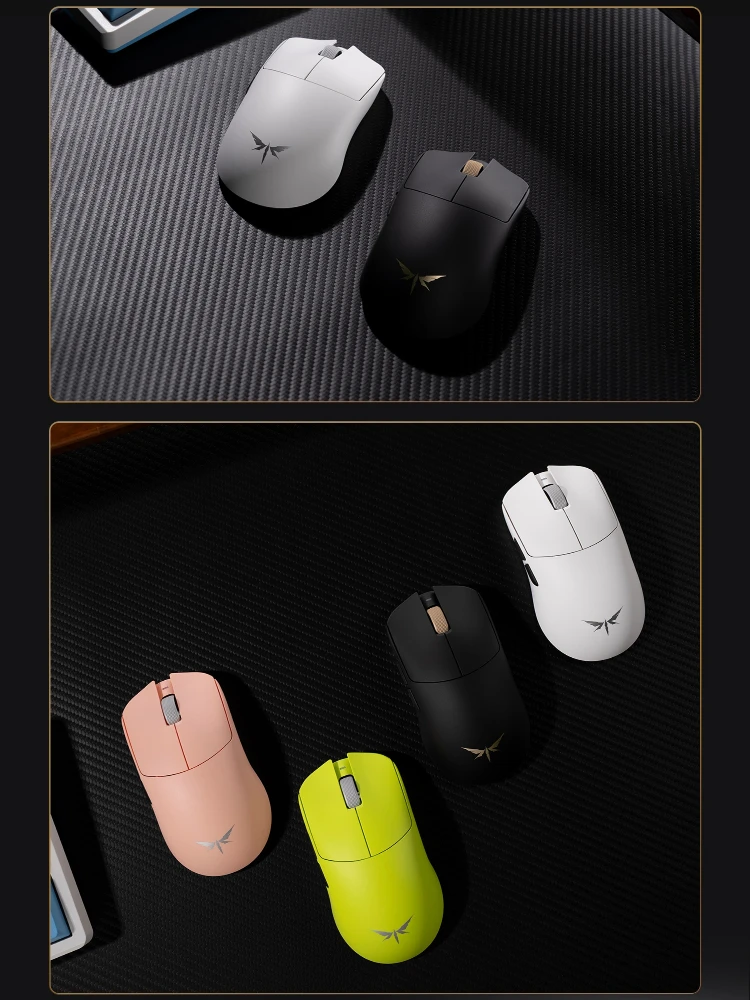 Vgn libélula f2 tri-mode paw3395/3950 8k e-sports série pro max/ultra + mouse sem fio gamer personalizado menor movemen mouse