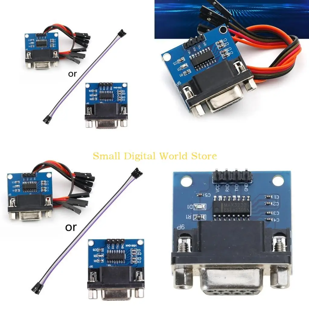 77ub-max3232-3-В-до-5-В-db9-гнездо-rs232-Последовательный-преобразователь-в-ttl-Корневой-разъем-модуля-для-микроконтроллеров