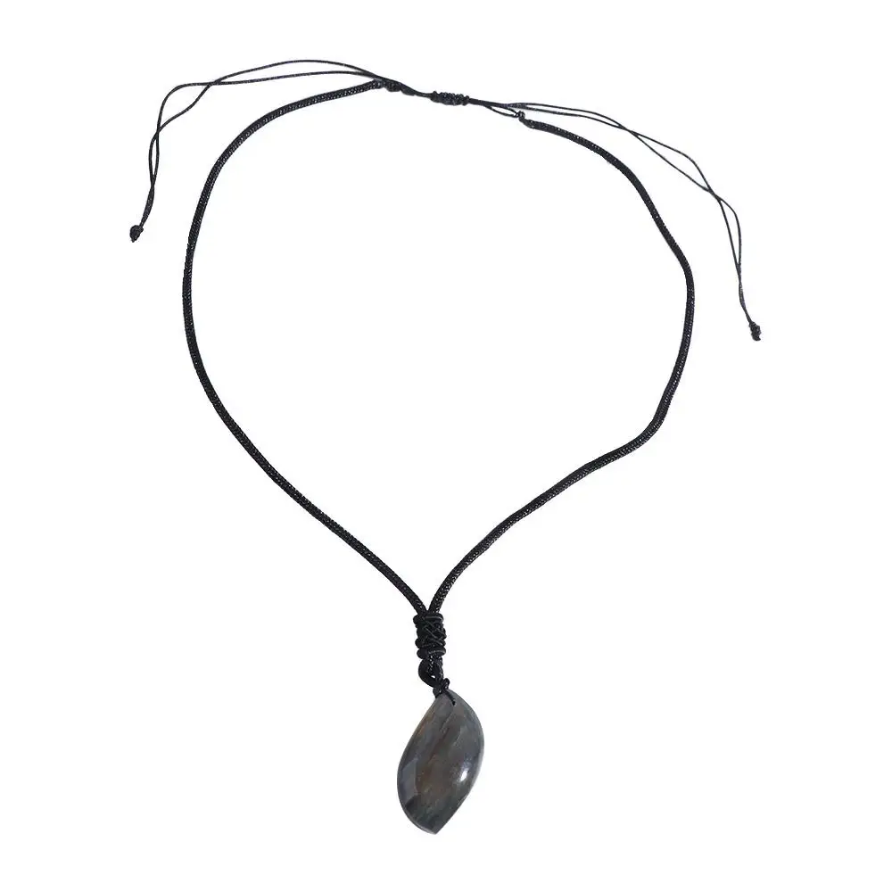 Stone Craft Natural Labradorite Geometric Shape Raw Stone Polishing Crystal Labradorite Pendent Exquisite Natural Training Stone