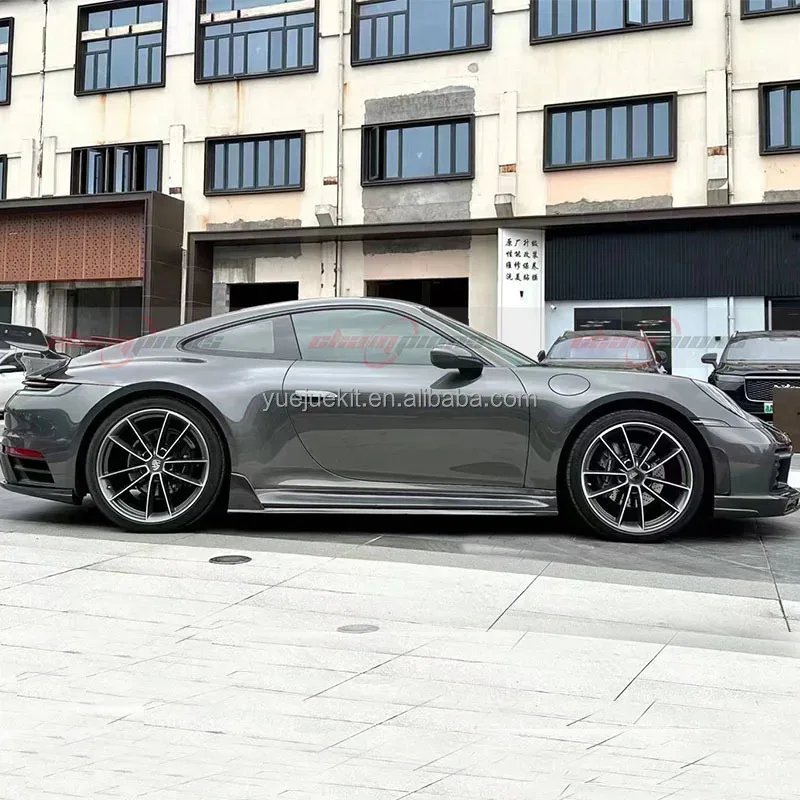 طقم هيكل من ألياف الكربون الجافة طراز TH عالي الجودة لـ 911 992 يتضمن أجزاء الضبط الخارجية للمصدات الأمامية والخلفية #5