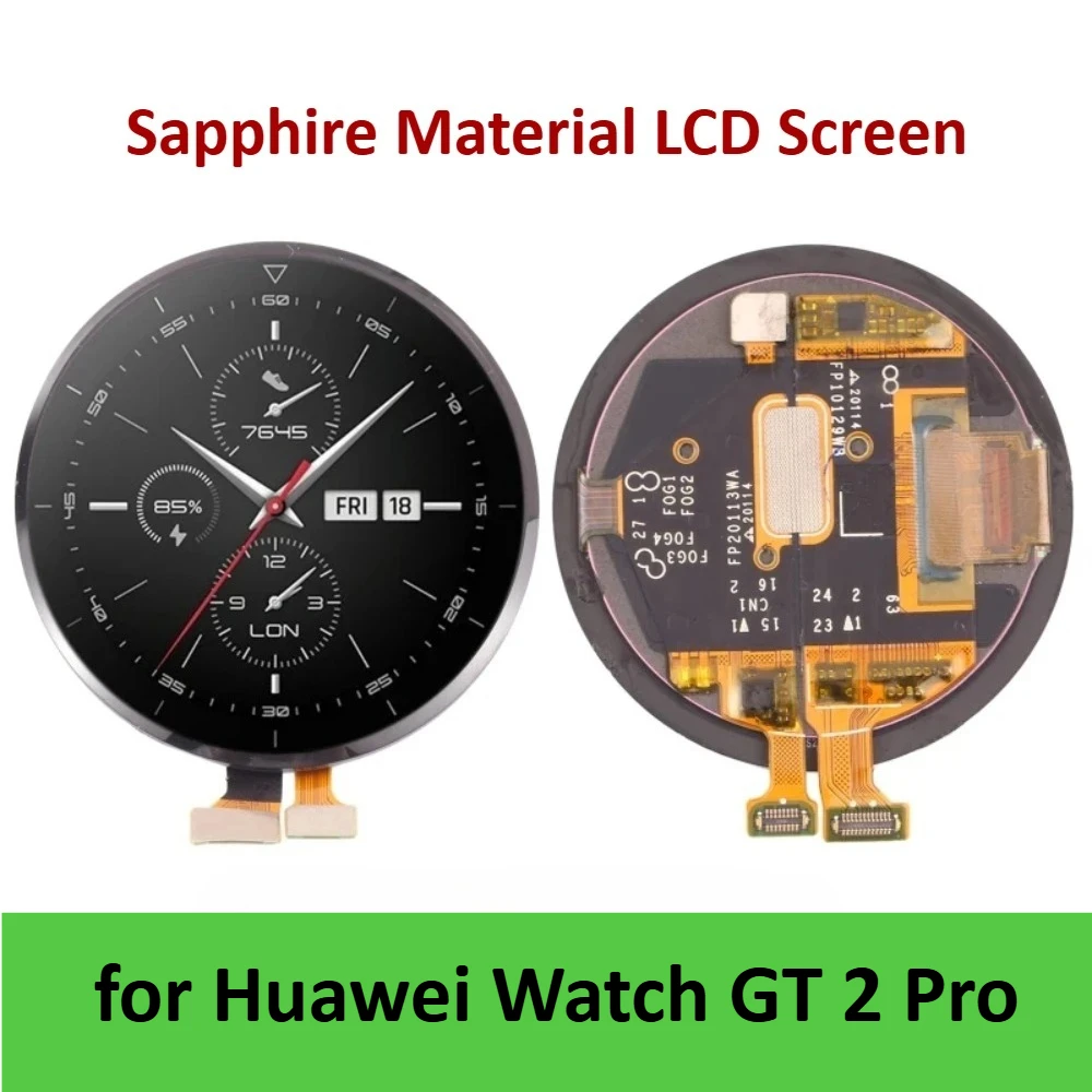 

Sapphire Material LCD Screen for Huawei Watch GT 2 Pro VID-B19 with Digitizer Full Assembly Watch Display Replacement Parts
