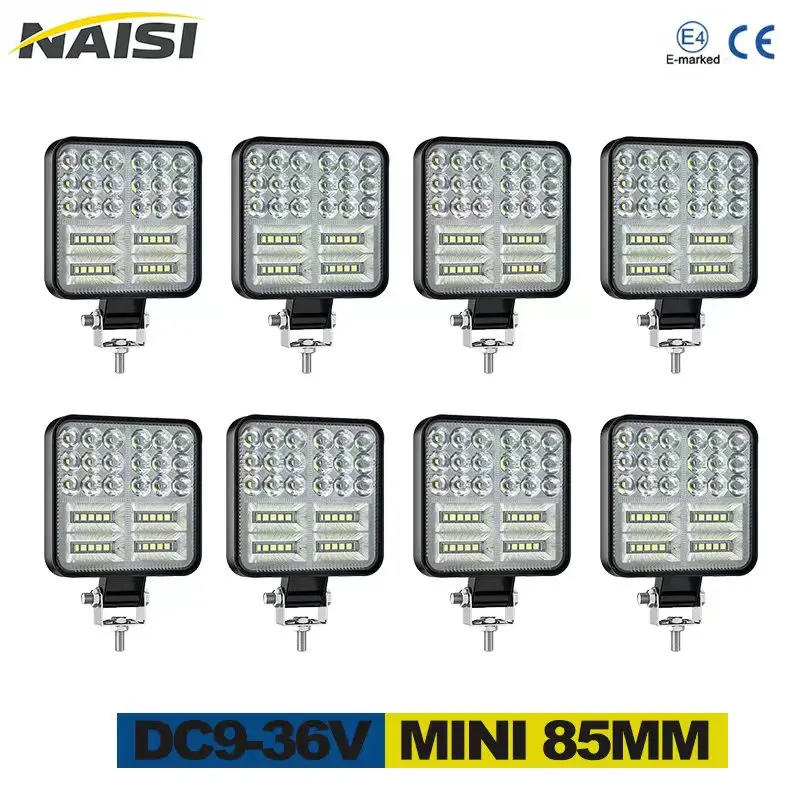

Truck Led Light Square 12v 24v LED Pod Lights For Tractor Auto Car Vehicle 4x4 Off Road Barra Work Driving Light
