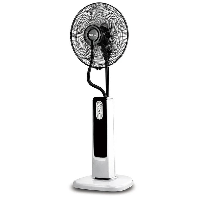 AC220-240V 75w power water Mist Fan spray fan with remote controller 2.3L water tank air cooler air cooling fan air humidifier
