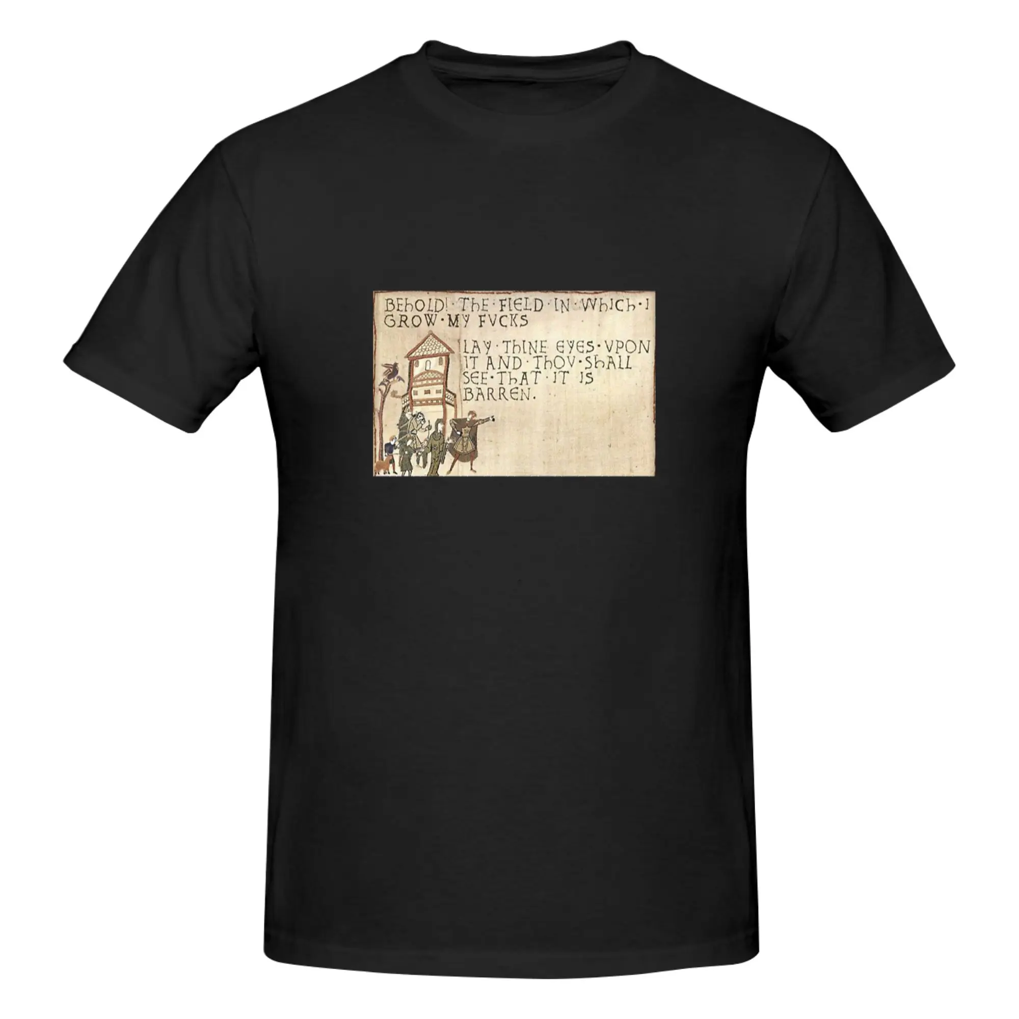 Funny Behold The Field!  Men's Printed T-Shirt Unisex T shirtBig Size