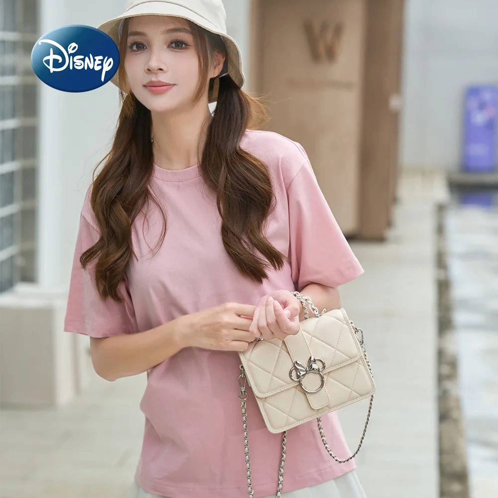 Disney Minnie's New Fashion Women's Bag Original Mini Women's Shoulder Bag Fashion Trend Women's Mini Shoulder Messenger Bag