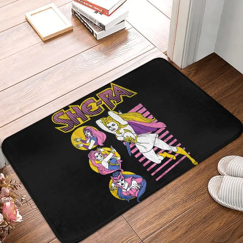 Vintage She-Ra Doormat Non-Slip Bathroom Kitchen Mat Living Room Door Floor Entrance Carpet Rug