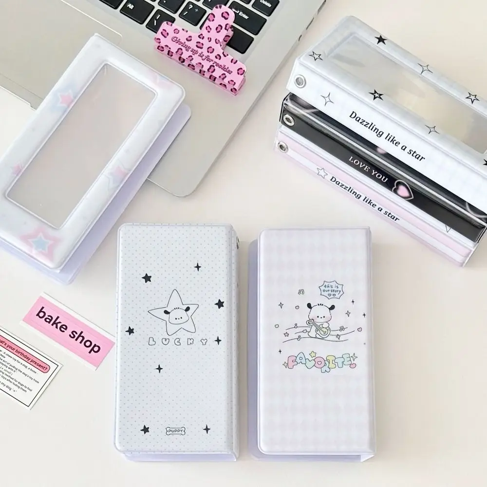 MINKYS Kawaii Movie List Photocard Collect Photo Cards Holder Photocards Album School Stationery