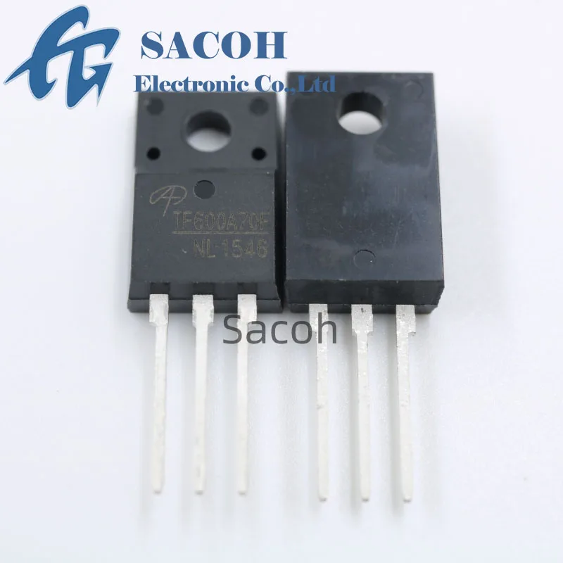 New Original 10Pcs/Lot AOTF600A70FL TF600A70F AOTF600A70F TO-220F Power MOSFET Transistor