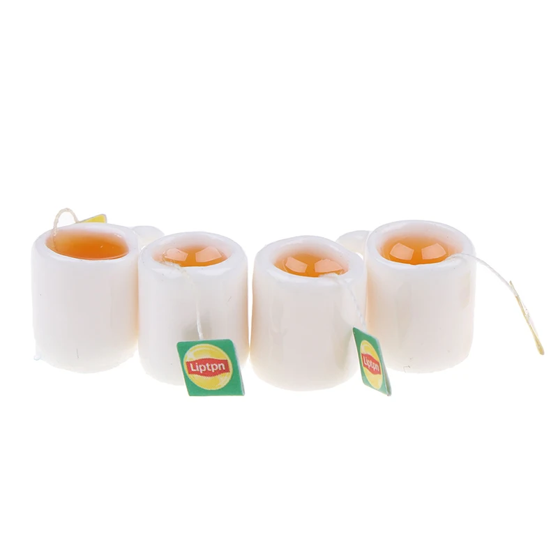 2個/セット 1:12 ドールハウス ミニチュア カップ 白いマグカップ 水/飲み物カップ ティーカップ モデル 子供ごっこ遊びおもちゃ ドールハウス装飾アクセサリー