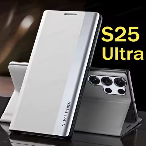 Flip Case For Samsung Galaxy S25 S25Ultra S22 S21 S23 S24 Ultra FE Plus Case Matte Shockproof Bumper For Samsung S25 Ultra Cover