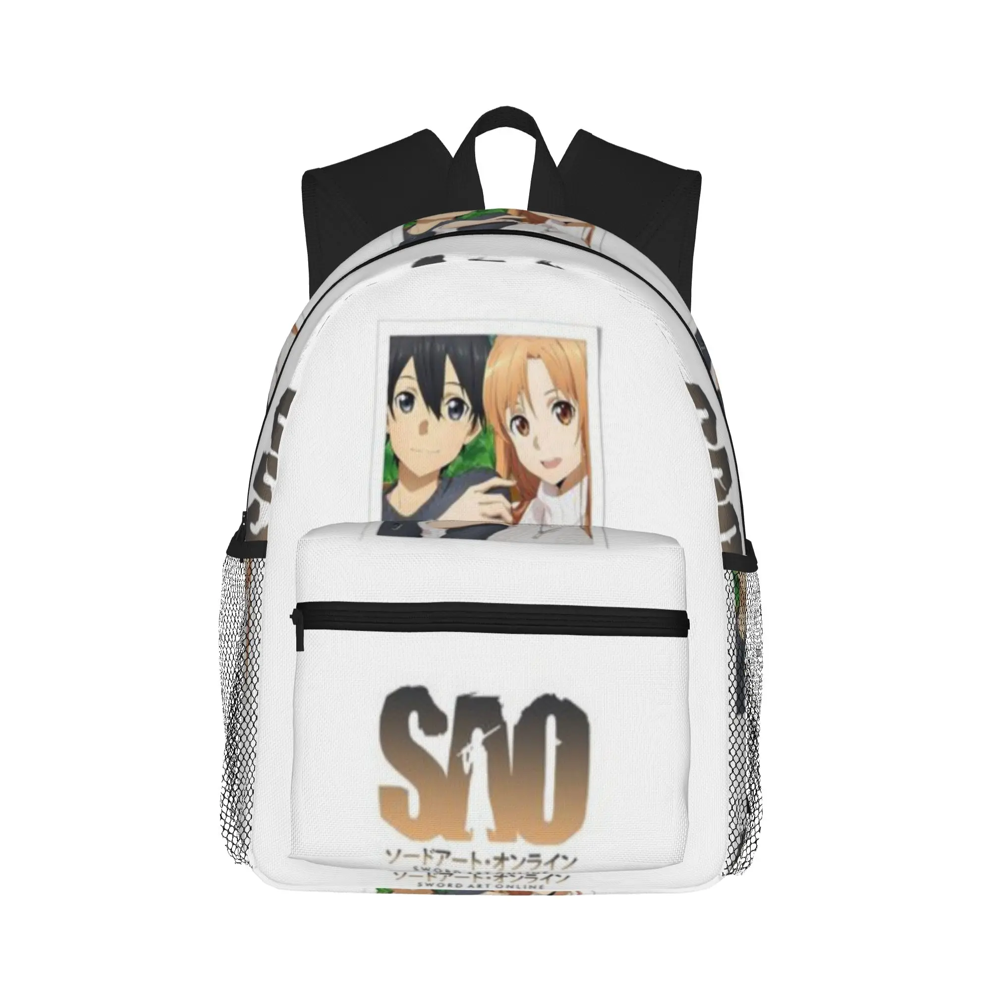 

Kirito and Asuna SAO Casual Backpack for Students and Adults Student