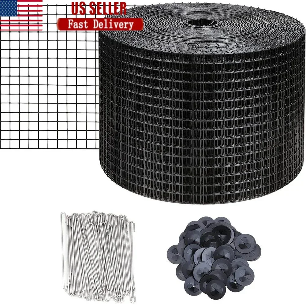 

Солнечная панель, защита от птиц, 100 футов, защитная сетка, сетка 1/2 дюйма, крепеж из оцинкованной стали с ПВХ-покрытием, защита от белок, крыховой барьер