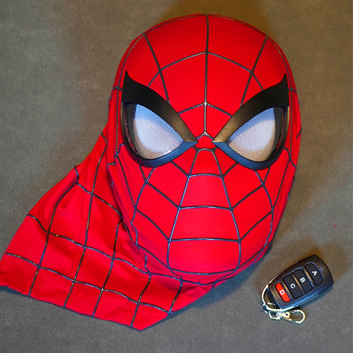 フルヘッドスパイダーマンマスク 電動PS4スパイダーマンヘルメット