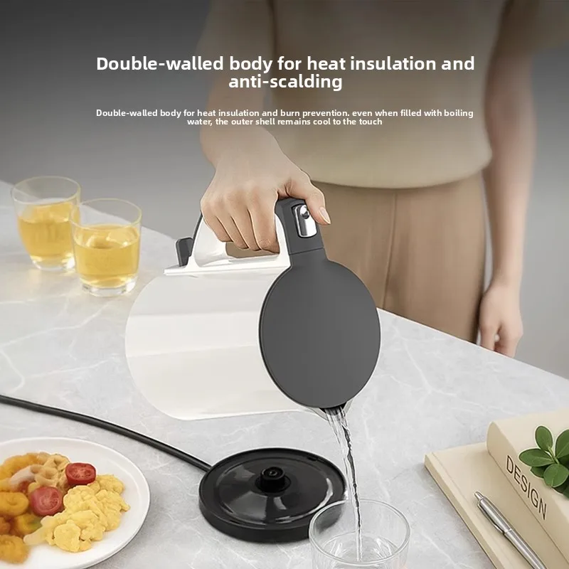 High-end New High-value Pure Titanium Electric Kettle Household Integrated Water Boiler Automatic Large-capacity Boiling Water