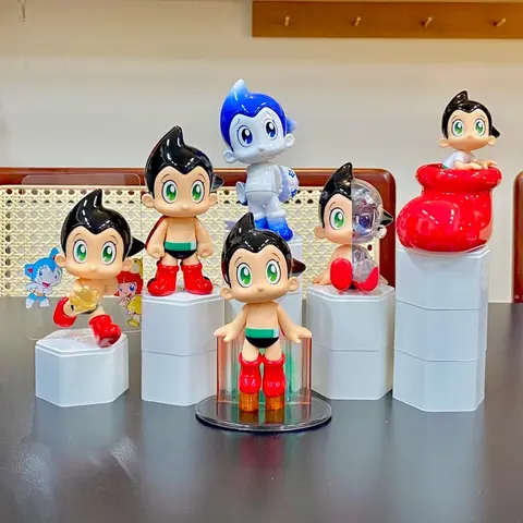 New GOHO Astro Boy GO GO Blind Box Action Figures Mecha Doll Comic Anime Model Desktop Surprise Mystery Box Collection Toys Gift