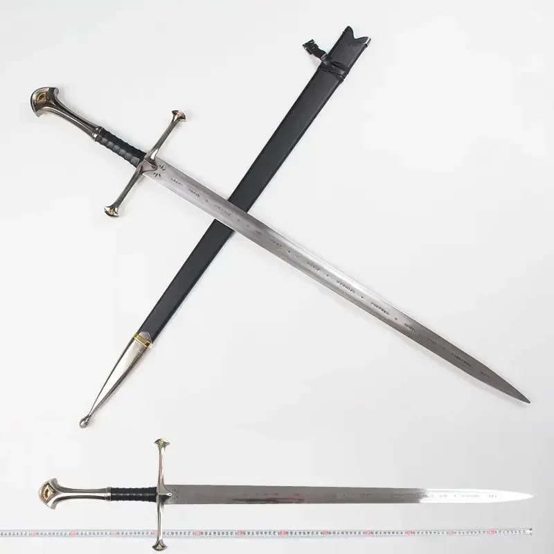 

Metal Made Crafts 1:1 132cm Lord II Aragorn Narthil The Shards of Narsil Long Sword Stainless steel home decor collection model