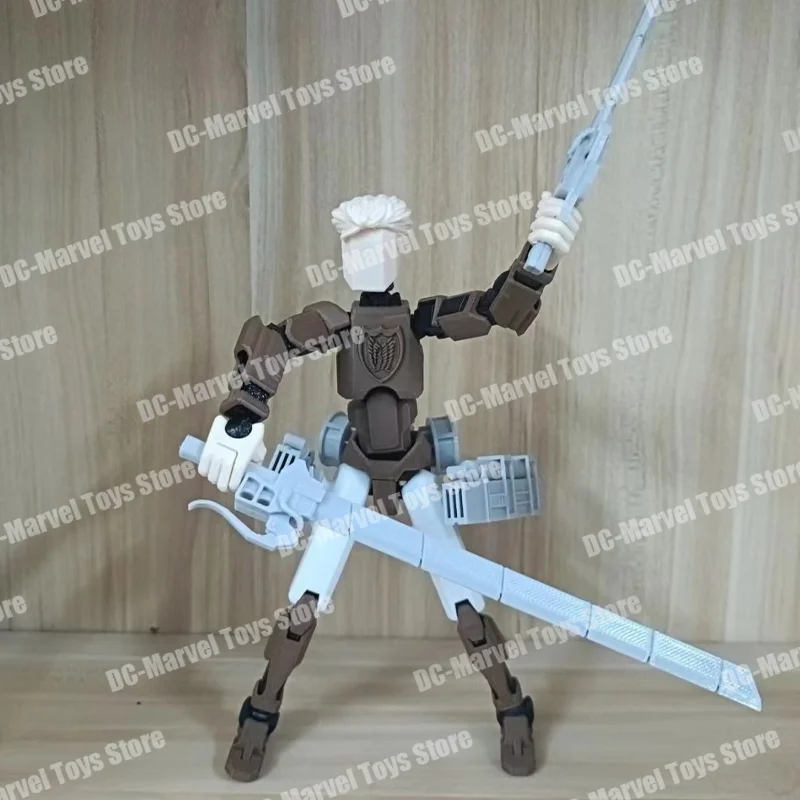 In Stock 3d Printed Dummy 13 Attacking Giants Commander Swat Military Police Elf Revenge Joint Mobility Anime Action Figure Toys