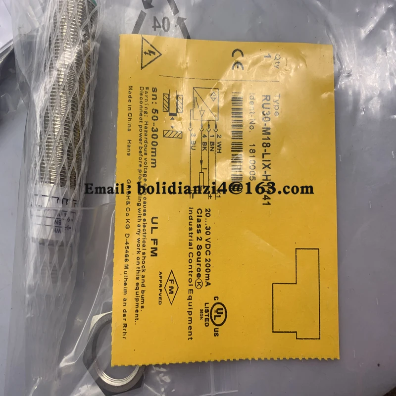 

Ultrasonic sensor RU30-M18-LIX-H1141 In stock