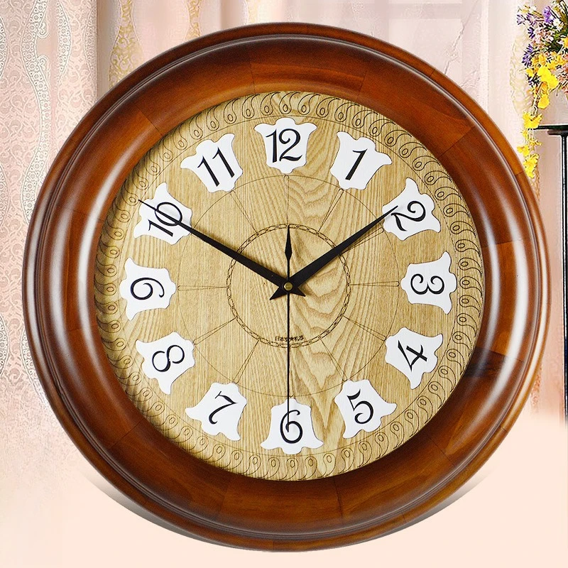 

European antique wall clock modern plus size living room disc simple and creative