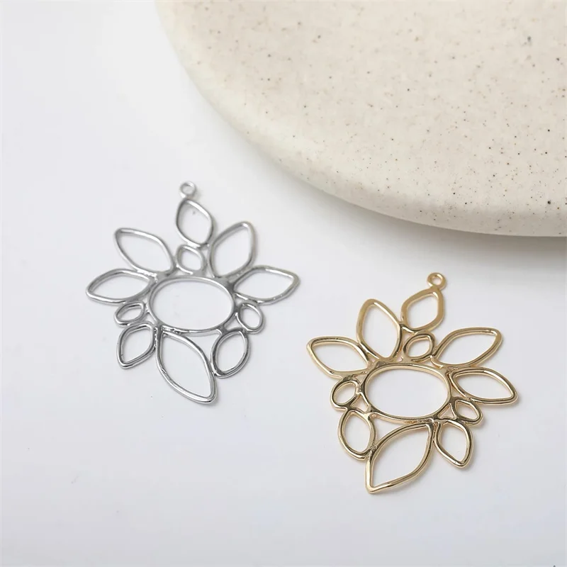 

Новое поступление, 40 шт./лот, цветной принт, мультяшные цветы, медные плавающие бусины-медальоны, ювелирные изделия «сделай сам», аксессуары для волос, одежда