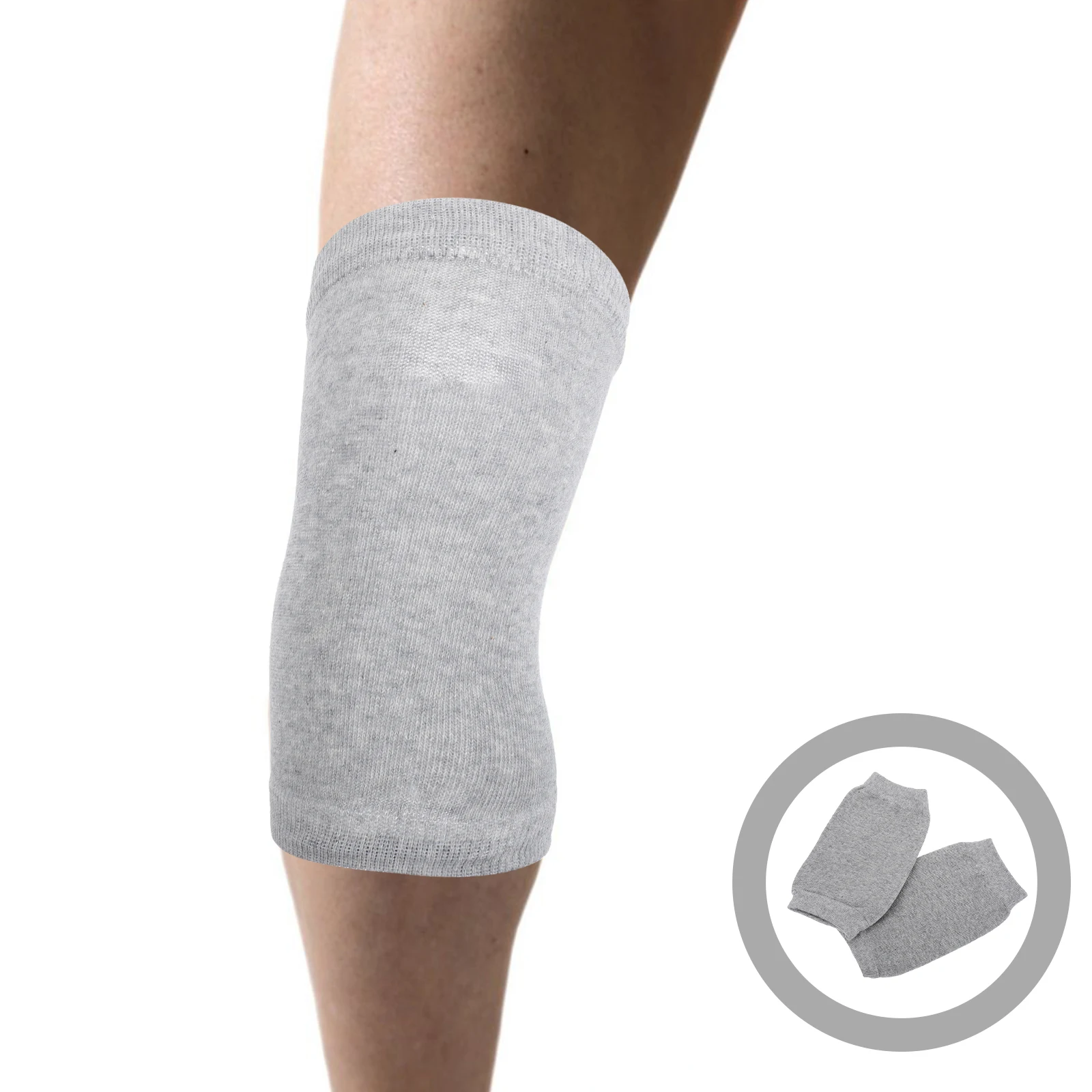 

2 Pcs Knee Sleeves High Elasticity Warm Winter Thermal Protection Adjustable Size Leggings For Women Men Elderly Anti Cold
