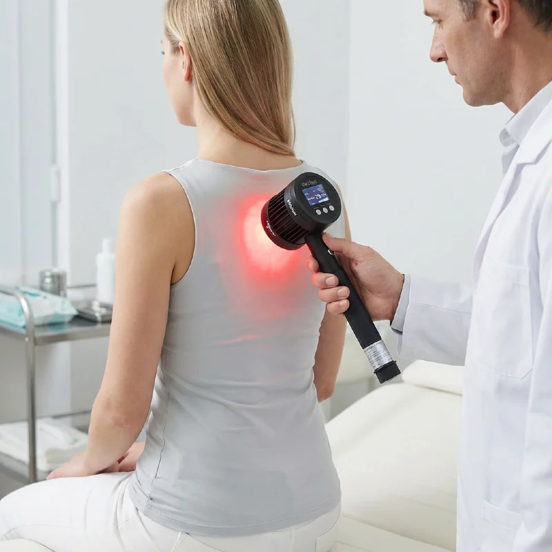 

Cold Laser Therapy Device 5W 1295mW Dual 650nm 808nm Low Level Red Light for Arthritis Pain Relief Home Clinic