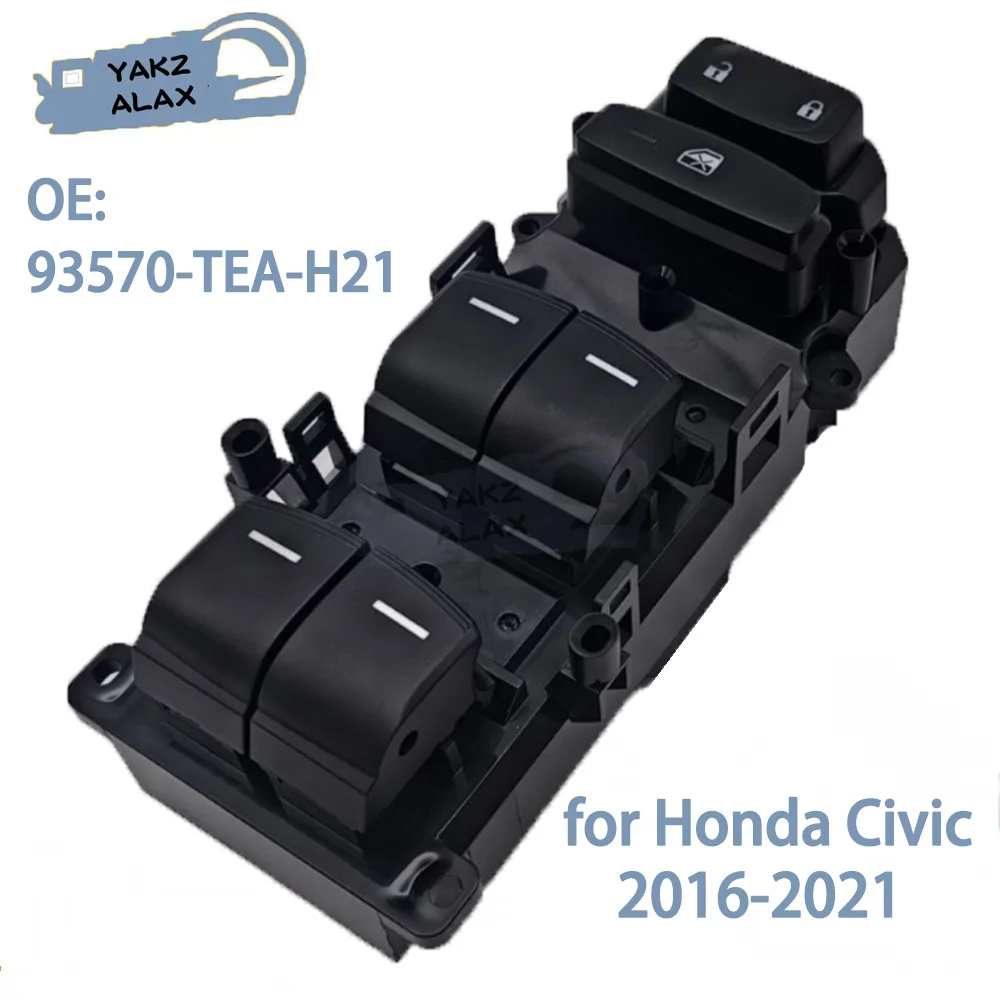 

Car Accessories for Honda Civic 2016 2017 2018 2019 2020 2021 93570-TEA-H21 Electric Window Control Switch Glass Lifter Button