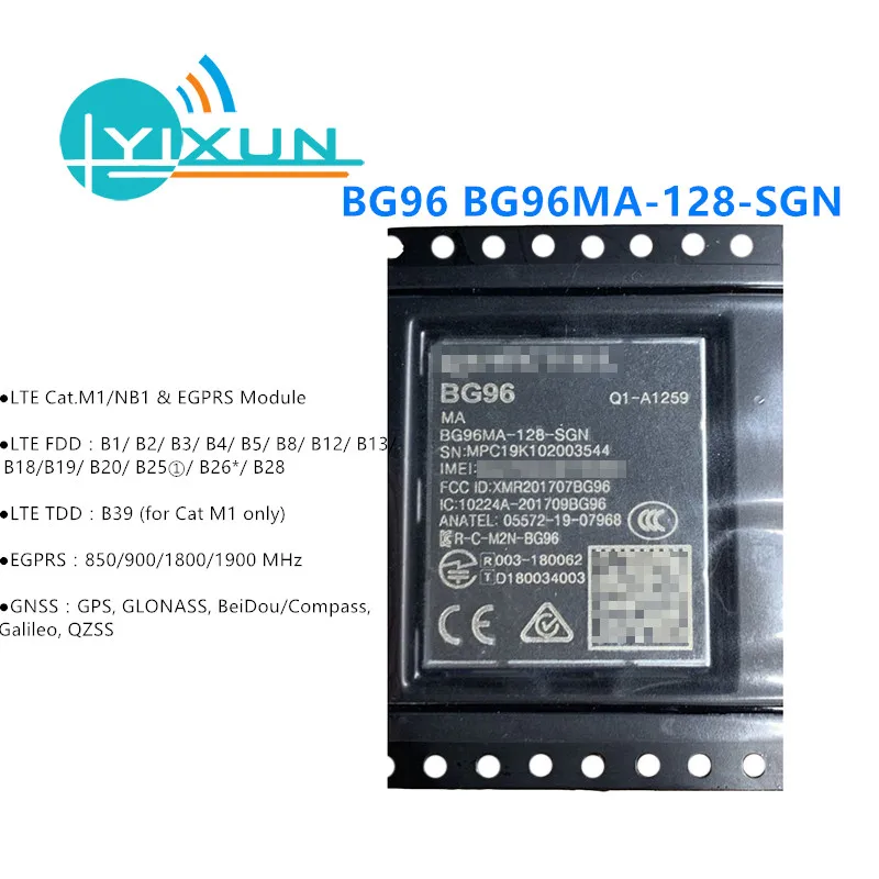 Quectel BG96 BG96MA-128-SGN LTE Cat.M1/NB1 & EGPRS Module NBIOT Modem Pin to pin EG91/EG95