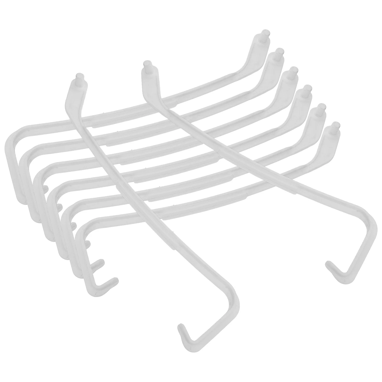 

8pcs Air Conditioner Deflector Hooks Wind Baffle Shield Plastic Home Vent Sturdy Lightweight Easy Install Non Damage