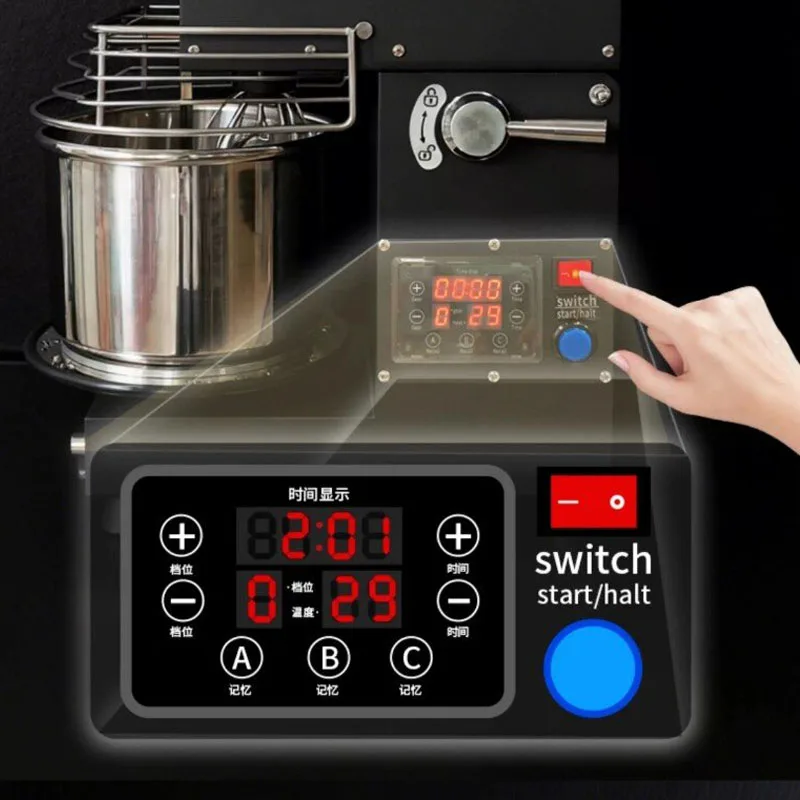 5/7/10/20L Digital Spiral Dough Mixer Tilting Head Stainless Steel Bowl Vertical Commercial Dough Kneading Machine Customized