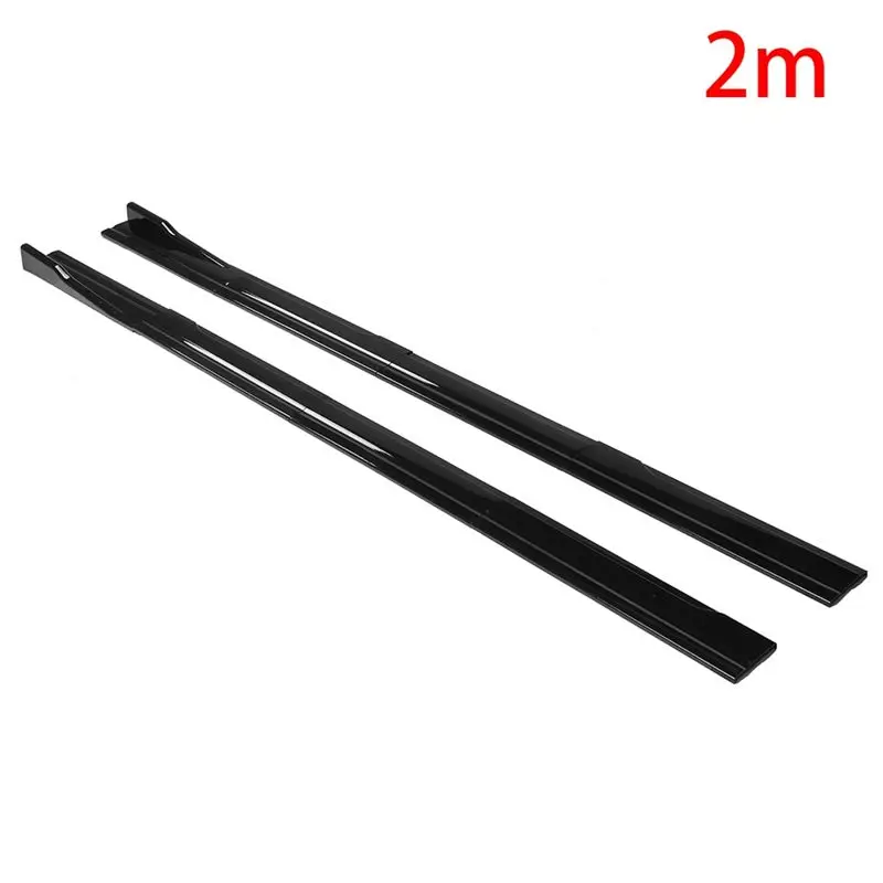 A67K-1 Set Of Small Anti-Collision Spoiler Four-Section Combined Side Skirt Modification Part Universal For Automobiles