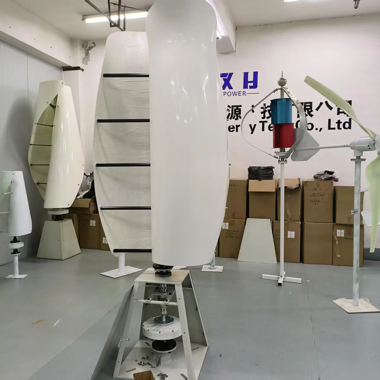 With Hybrid OFF Grid System 35000W 12V 24V 48V Off Grid Renewable Energy System Vertical Axis Wind Energie Turbine