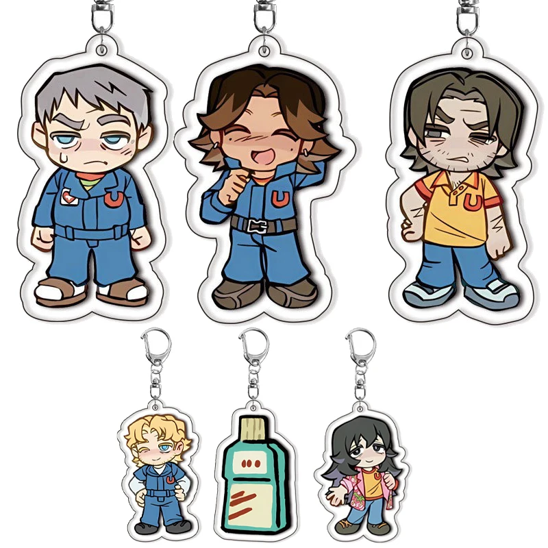 

Hot Game Character Cartoon Acrylic Keychain Students Anime Kawaii Key Ring Backpack Jewelry Charm Ornament Gifts for Friends Toy