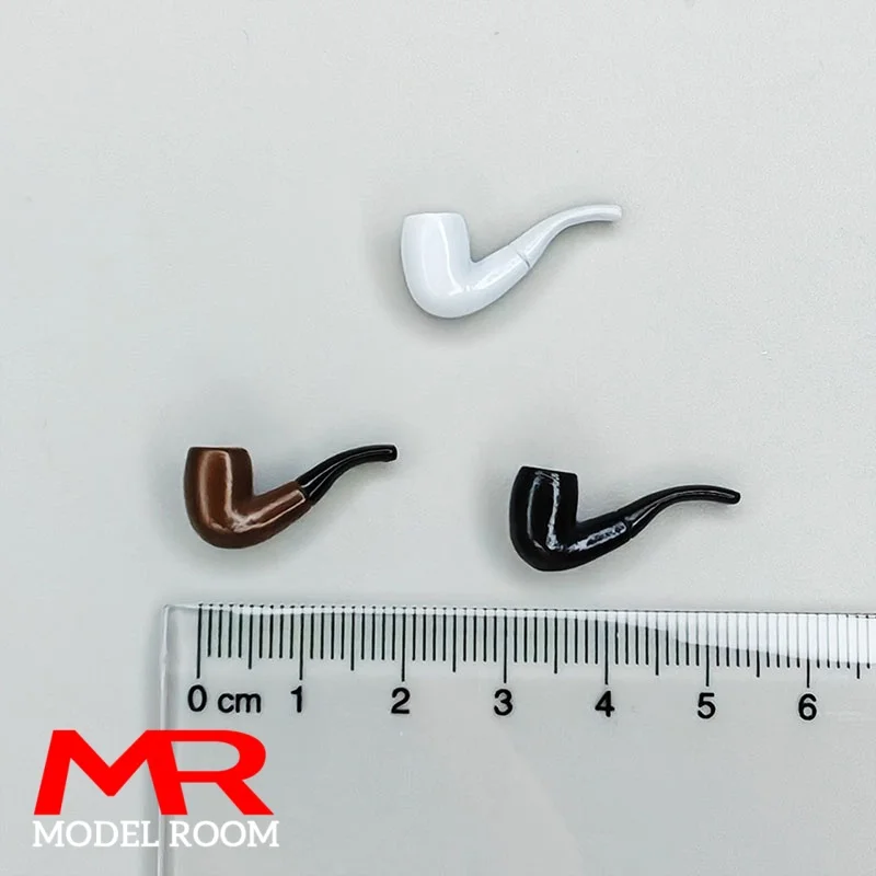 Arte marrom escala 1/6, modelo de cachimbo, acessórios de cena de soldado, adereços adequados para boneco de ação de soldado de 12 '', bonecos corporais