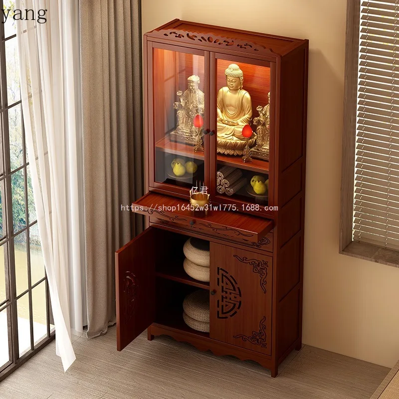 CX Buddhist platform entrance living room Feng Shui Xuan Tai household new Chinese style central hall offering table
