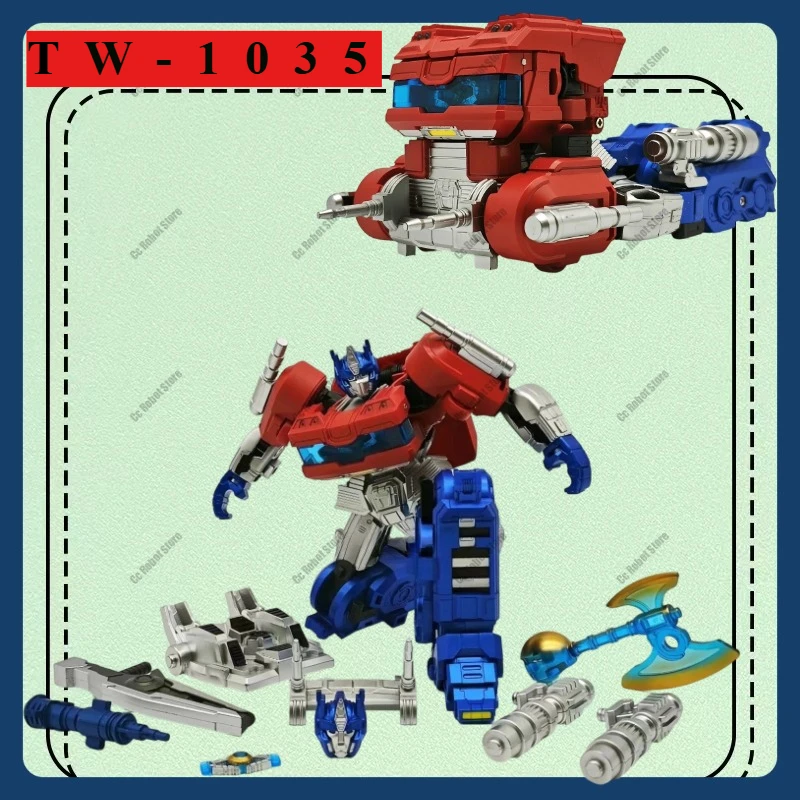 [Auf Lager] Budweiser THE One TW-1035 TW1035 Orion Pax OP Prime Roboter-Actionfigur bewegliche Figur Geschenkkollektion
