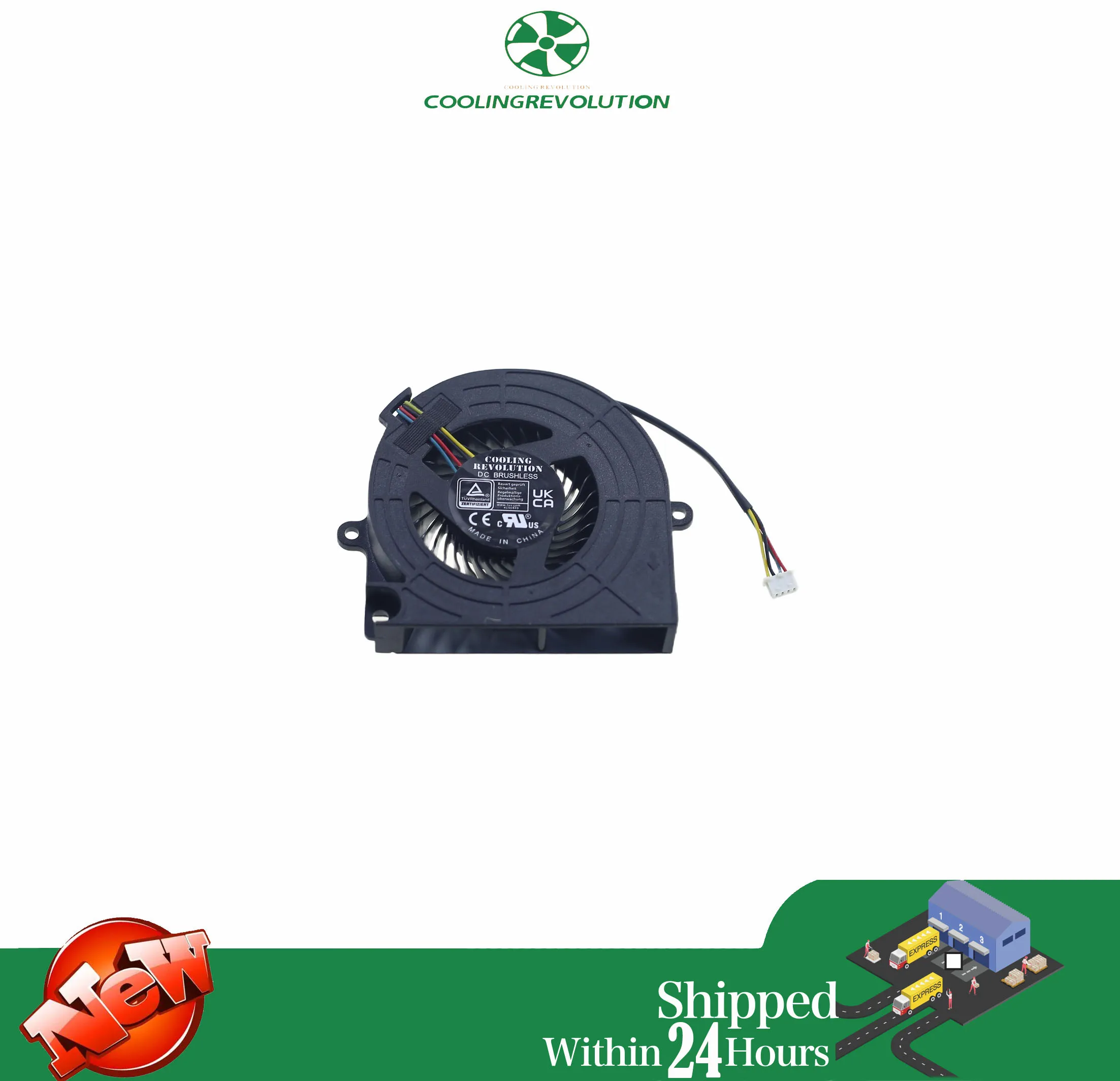 Wentylator chłodzący procesor laptopa do MAGICIAN AM08PRO LD6012MS LD6012MS1 JB6012M5B — zdjęcie produktu 5