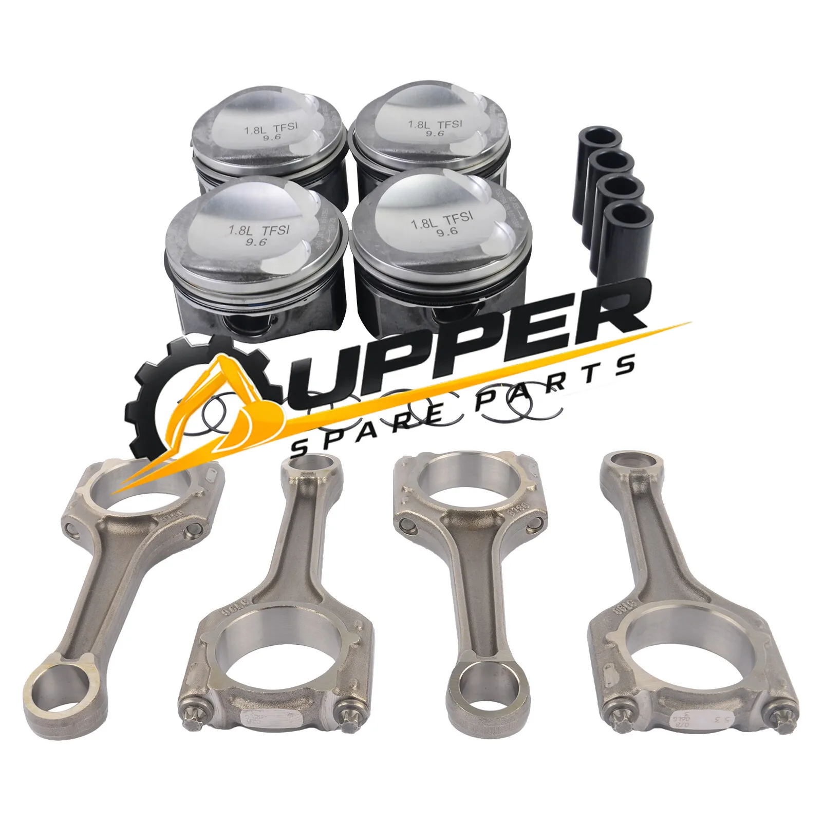 Piston & Rods Kit 23mm For Audi A4 VW Passat Jetta Golf CDHA CDAA CPRA 1.8 TFSI