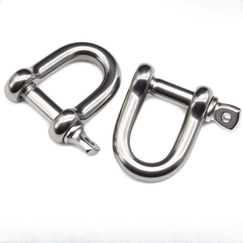 Stainless Steel Shackle Chain Hoist U-shaped Buckle High-strength Marine Chain Hoist Connection Buckle Equipment Argani JTC