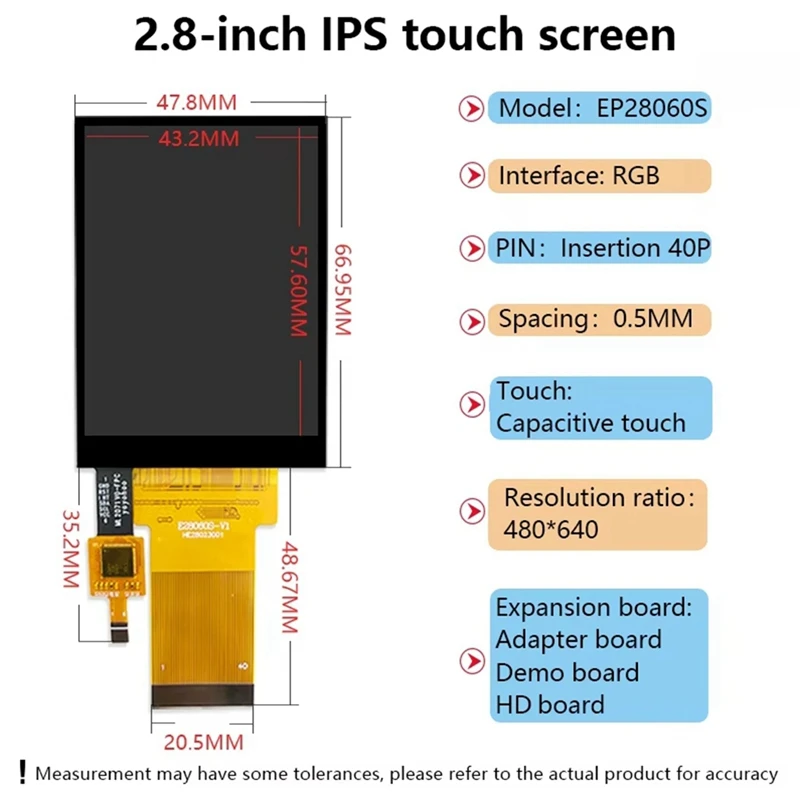 

N35R_2.8-Inch Mini Split Screen HDMI-Compatible 480x640 Resolution B_1