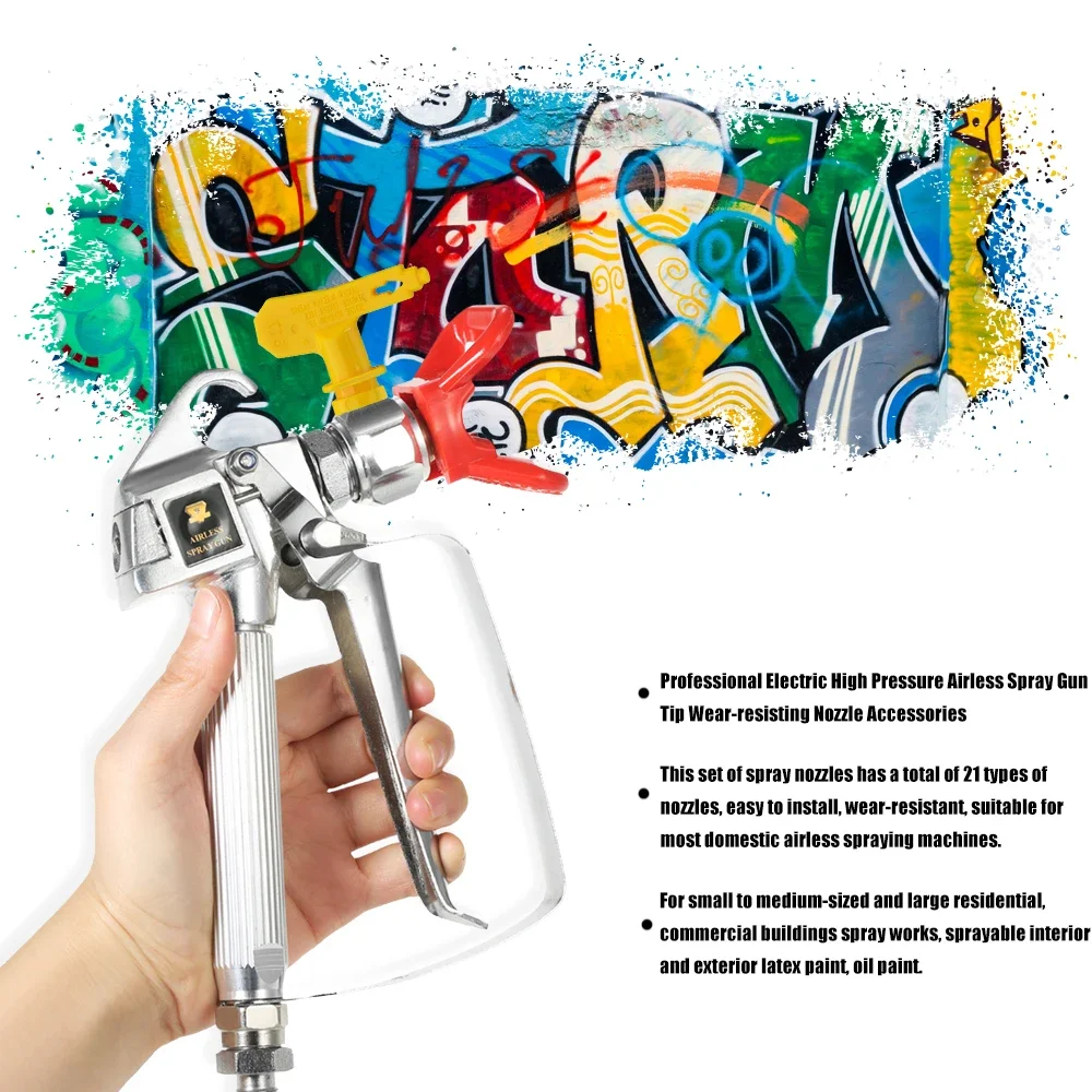 Airbrush tool Equipment Professional Electric High Pressure Airless Spray Machine Tip Wear-resisting Nozzle Accessories