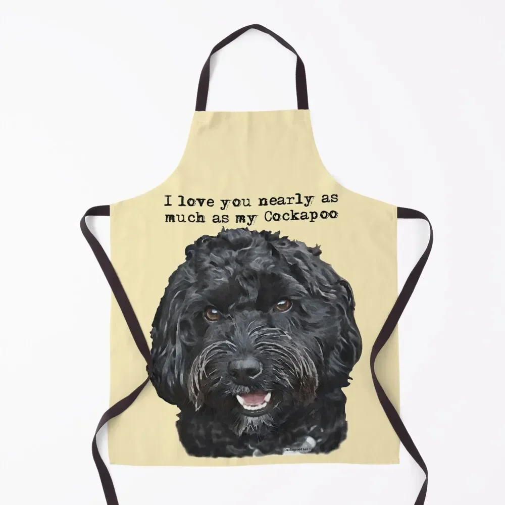 Cockapoo Love Apron useful gadgets for home Kitchens For Men Apron