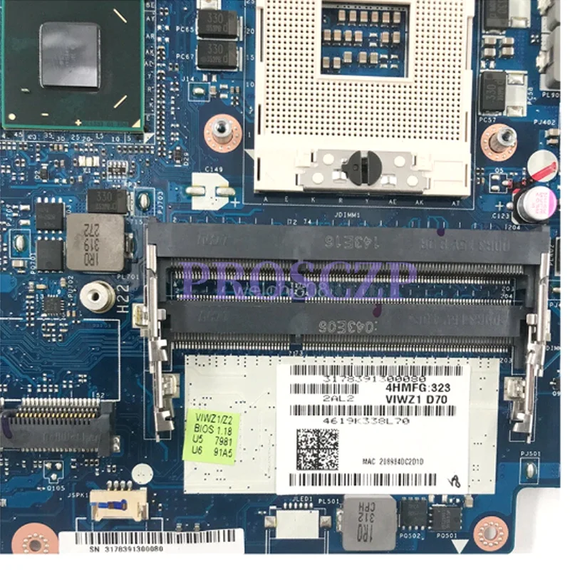

LA-9061P VIWZ1 для LENOVO Ideapad Z500 15-дюймовая материнская плата для ноутбука SLJ8E DDR3, материнская плата, тестирование работы
