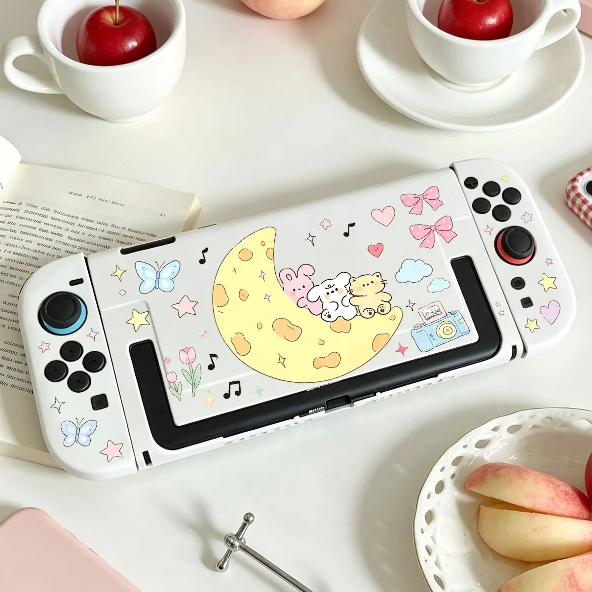 Hard Crystal Acrylic Protective Case Dockable Base for Nintendo Switch 2 NS2 Console Detachable Joy-Con Split-type Housing