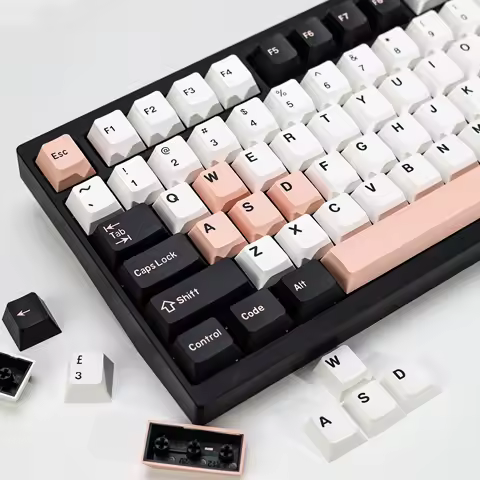 KBDiy Double Shot PBT Keycaps GMK Olivia Set 174 Keys Cherry Profile Custom Jade Translucent Key Caps Mechanical Keyboard Keycap