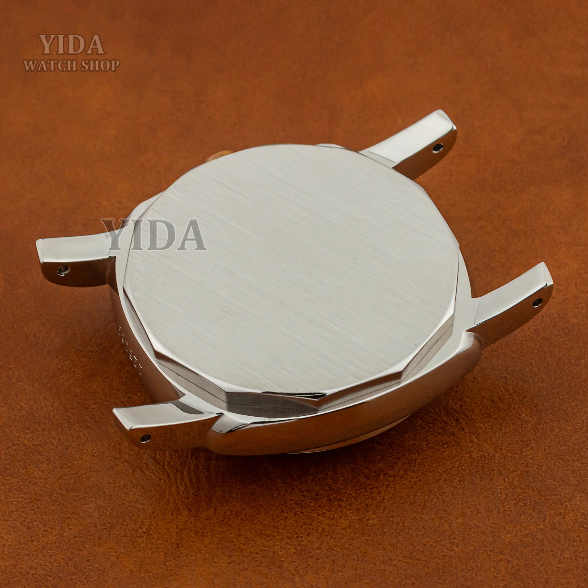 47mm caixa de relógio alta qualidade vintage retro 100m à prova dwaterproof água para pam 6152 eta6497/6498/st3600 movimento caixa aço inoxidável